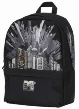 Stationary Team Детска раница MTV BTC12 голяма - Сива