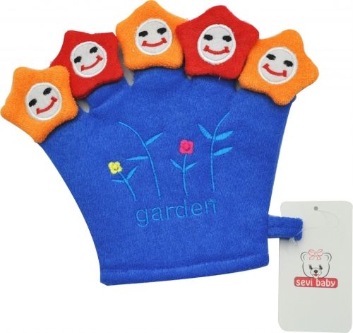 Sevi Baby Ръкавица за къпане и масажиране *Цветя*