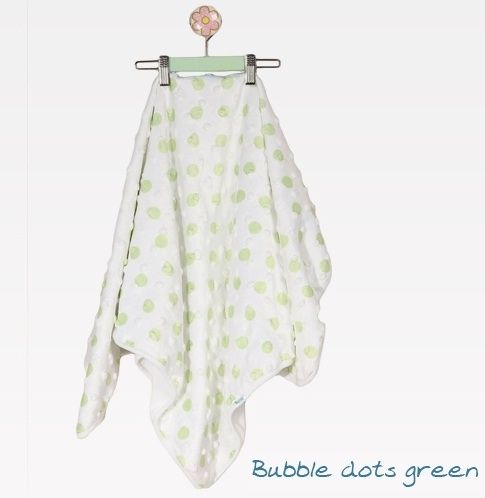 Бебешко одеяло в подаръчна кутия MyCey Bubble Dots Green