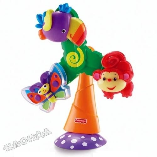 Fisher Price - Играчка въртележка за маса Rainforest