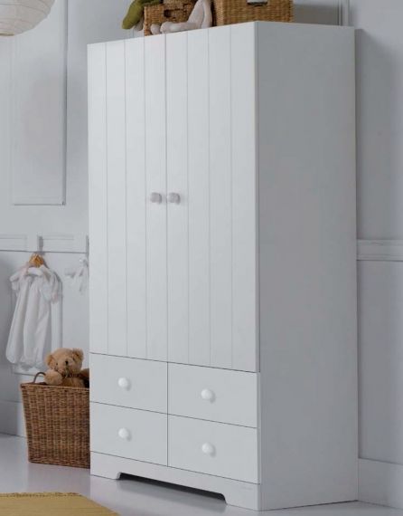 Гардероб за детска стая Micuna A 1414 Basic White