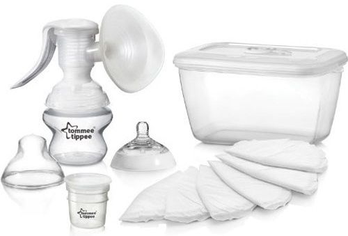 TOMMEE TIPPEE Механична помпа за кърма и стерилизаторна кутия