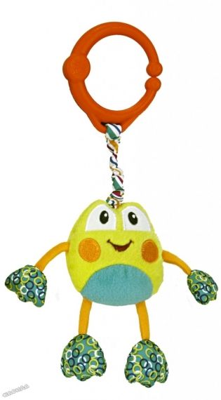 Bright Starts - Бебешка играчка за количка Take ‘N Shake - Frog