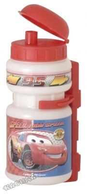 Stamp - Пластмасово шише CARS за детски велосипед