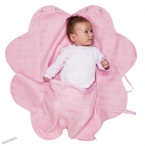 WallaBoo - Бебешко одеяло за повиване Baby Wrap Summer - Pink