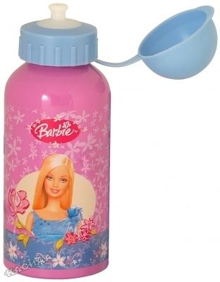 Stamp - Метално шише Barbie за детски велосипед