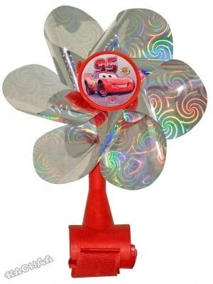 Stamp - Вятърна въртележка за детски велосипед CARS