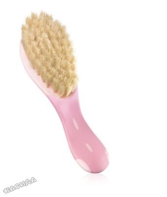 NUK Четка за коса с естесвен косъм Blue & Rose розова