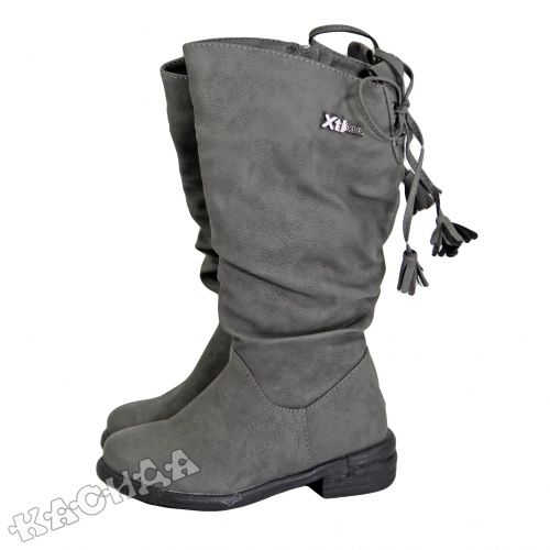 Xti Kids - Детски ботуши *Nobuk Gris*