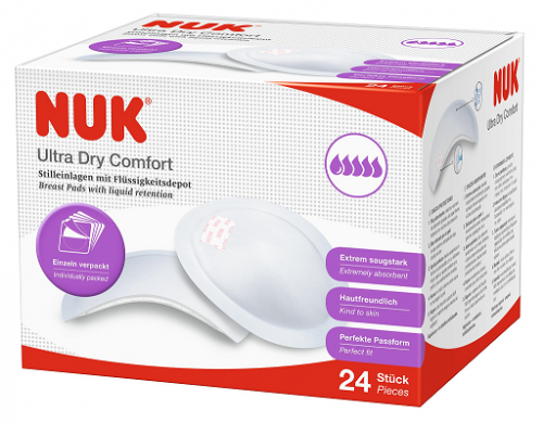 NUK - Суперабсорбиращи подплънки за кърмачка Ultra Dry Slimline 24 бр.