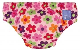 Bambino Mio - Бебешки бански Swim Nappy Brown Stripe