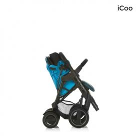 Комбинирана бебешка количка I'Coo Acrobat Fishbone Blue