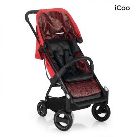 Комбинирана бебешка количка I'Coo Acrobat Fishbone Red
