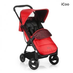 Комбинирана бебешка количка I'Coo Acrobat Fishbone Red