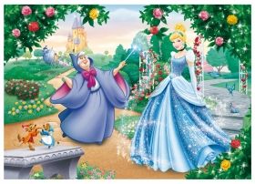 Детски Maxi пъзел 2в1 Пепеляшка Disney CINDERELLA Lisciani 150 части