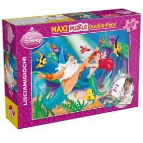 Детски Maxi пъзел 2в1 Малката Русалка Lisciani 108 части