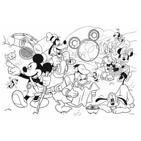 Детски Maxi пъзел 2в1 Mickey Mouse Club House Lisciani 108 части