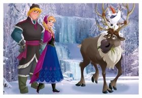 Детски пъзел 2в1 Frozen Замръзналото кралство Lisciani 60 части