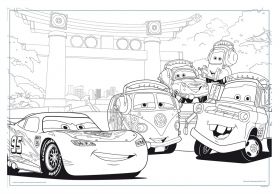 Детски пъзел 2в1 Колите The Cars Lisciani 108 части