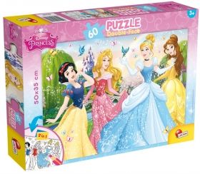 Детски пъзел 2в1 Disney Принцеси Lisciani 60 части