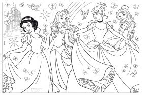 Детски пъзел 2в1 Disney Принцеси Lisciani 60 части
