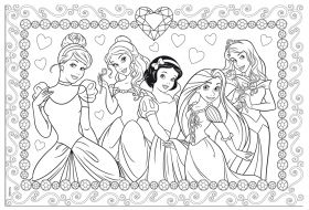 Детски пъзел 2в1 Disney Princess Lisciani 108 части