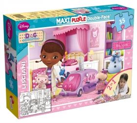 Детски Maxi пъзел 2в1 Доктор Пелюш Lisciani 35 части