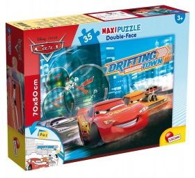 Детски Maxi пъзел 2в1 The Cars Колите Lisciani 35 части