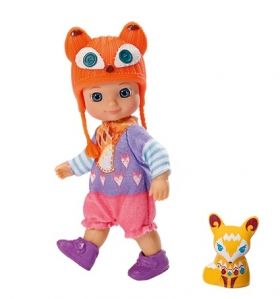 Zapf Creation Mini Chou Chou Мини кукла Lucky с лисиче