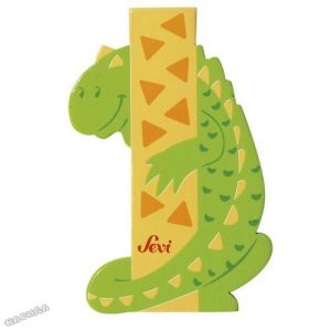 Sevi - Дървена буква I - Iguana