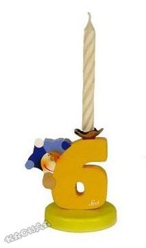Sevi - Дървена цифра Happy Birthday - 6