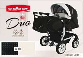 Бебешка количка за близнаци Adbor Duo Stars Цвят D05