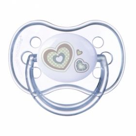 Canpol - Силиконова залъгалка *Newborn Baby* 0-6м. - бяла