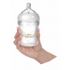 Nuby Natural Touch - Силиконово шише за хранене 150ml