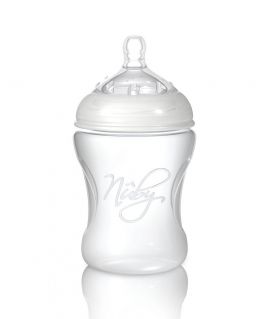 Nuby - Силиконово шише за хранене Natural Touch с биберон 0м+ 210мл.