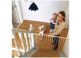 BabyDan Предпазна преграда Pet Streamline White