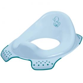 Анатомична приставка за тоалетна чиния Bertoni Lorelli LITTLE DUCK - Светло Синьо