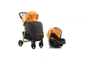 KikkaBoo Бебешка количка 2 в 1 Verona *Yellow*