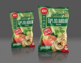ПРИМО -ЯБЪЛКА СУШЕНА ЧИПС -НАТУРАЛ 50ГР