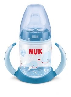 NUK FC РР шише 150мл със силиконов накрайник за сок Babygluck 6+ мес.