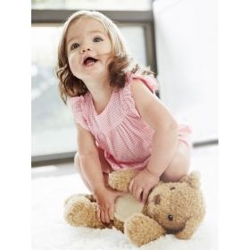 Плюшено мече с туптящо и светещо сърце Cloud-b Glow Cuddle Bear Toffee