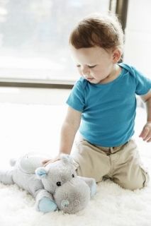 Нощна прожекционна лампа за детска стая *Хипо* Cloud-B Twilight Buddies Hippo