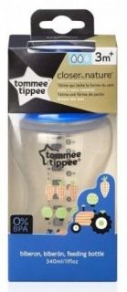 TOMMEE TIPPEE Шише за хранене EASI VENT 340 ml. 3м+ СИН