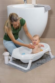 OkBaby Бебешка сгъваема вана ОНДА Slim св. розова
