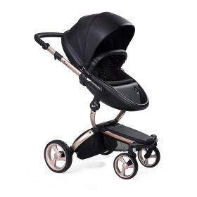 Бебешка комбинирана количка MIMA Xari FLAIR Black Black