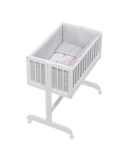 Interbaby Дървена кошара Co-Sleeping Bad  *Family Pink*