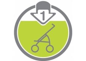 Комбинирана бебешка количка Britax Romer B-AGILE 4 Cosmos Black