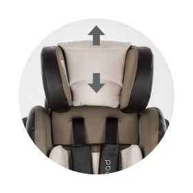 Детско столче за кола с ISOFIX VIP Chipolino РАЛИ (9-25 кг) Мока 2016