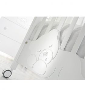 Детско дървено легло Baby Expert Coccolo Lux Bianco