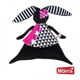 MOM'S CARE Мека играчка - одеялце за гушкане Зайче